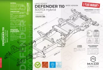 DEFENDER 110 300TDi HYBRID chassis - BASIC