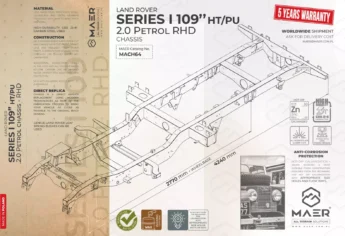 SERIES I 109" HT 2.0 petrol RHD chassis