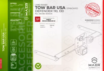 Defender 110/130 TOW BAR USA standard