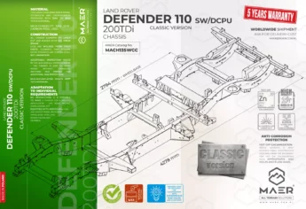 DEFENDER 110 200TDi SW/DCPU chassis - CLASSIC