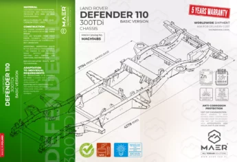 DEFENDER 110 300TDi chassis - BASIC