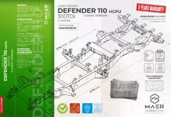 DEFENDER 110 300TDi HCPU chassis - CLASSIC