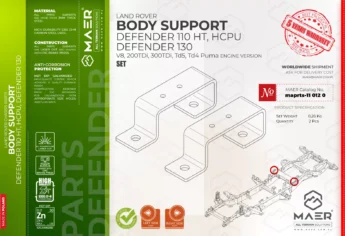Defender BODY SUPPORT set
