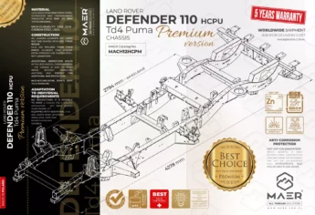 DEFENDER 110 Td4 Puma HCPU chassis - PREMIUM