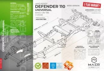 DEFENDER 110 UNIVERSAL based on Td5 chassis - BASIC