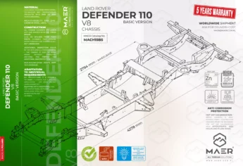DEFENDER 110 V8 chassis - BASIC