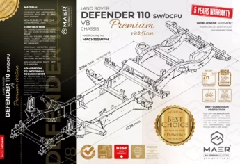 DEFENDER 110 V8 SW/DCPU chassis - PREMIUM