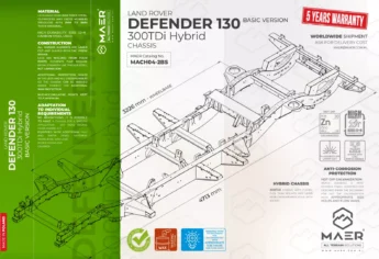 DEFENDER 130 300TDi Hybrid chassis - BASIC