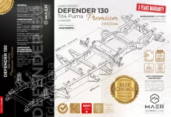 DEFENDER 130 Td4 Puma chassis - PREMIUM