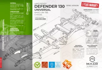 DEFENDER 130 UNIVERSAL based on Td5 chassis - BASIC