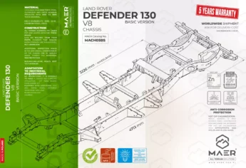 DEFENDER 130 V8 chassis - BASIC