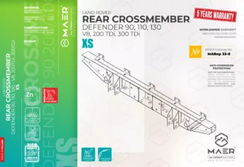 Defender 90, 110, 130 - V8 and 200/300 TDi rear crossmember XS