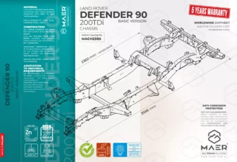DEFENDER 90 200TDi chassis - BASIC