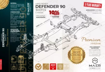 DEFENDER 90 300TDi chassis - PREMIUM