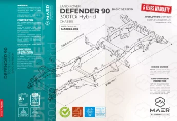 DEFENDER 90 300TDi HYBRID chassis - BASIC