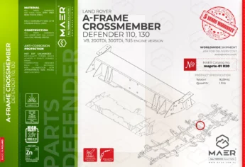 Defender A-FRAME CROSSMEMBER