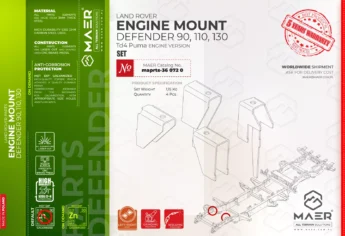 Defender Td4 Puma ENGINE MOUNT set