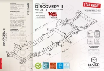 Discovery II V8 RHD chassis - BASIC