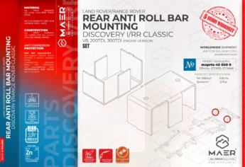 Discovery/Range Rover Classic REAR ANTI ROLL BAR MOUNTING set