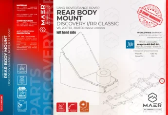 Discovery/Range Rover Classic REAR BODY MOUNT left