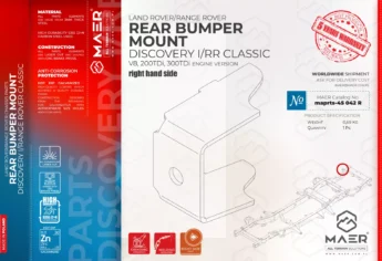 Discovery/Range Rover Classic REAR BUMPER MOUNT right