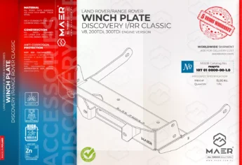 Discovery I / Classic WINCH PLATE