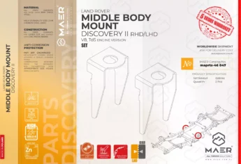 Discovery II MIDDLE BODY MOUNT set
