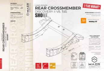 Discovery II  V8/Td5 rear crossmember SHORT