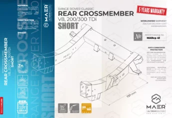 Range Rover Classic REAR crossmember - SHORT