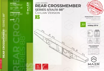 Series II/IIA/III 88" Civilian version REAR crossmember - XS