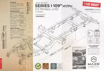 SERIES I 109" HT 2.0 petrol LHD chassis