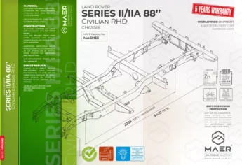 SERIES II/IIA 88" RHD civilian chassis