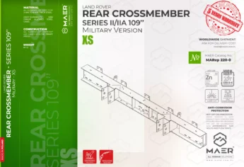 Series II/IIA 109" Military version REAR crossmember - XS