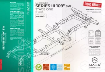 SERIES III 109" SW Stage One chassis