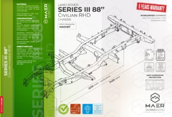 SERIES III 88" RHD civilian chassis