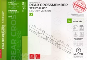 Series III 88" Military version REAR crossmember - XS