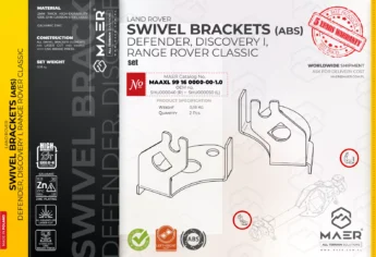 SWIVEL BRACKETS  ABS for Defender, Discovery I, Range Rover Classic