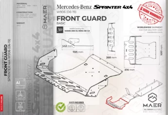 Sprinter 4x4 FRONT GUARD Basic