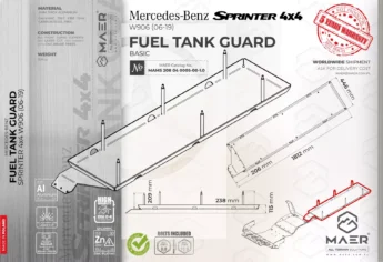 Sprinter 4x4 FUEL TANK GUARD Basic