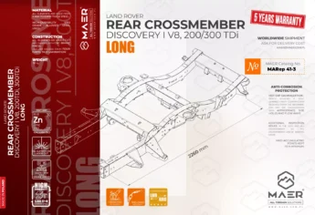 Discovery I REAR crossmember - LONG