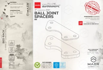 BALL JOINT SPACERS set