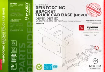 Defender REINFORCING BRACKET TRUCK CAB BASE (HCPU)