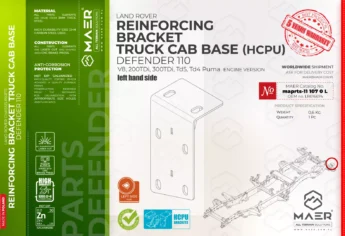 Defender REINFORCING BRACKET TRUCK CAB BASE (HCPU)