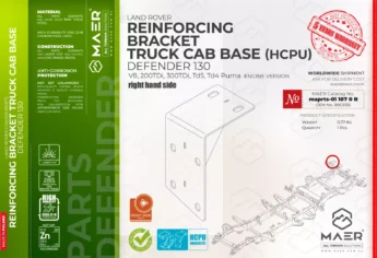 Defender REINFORCING BRACKET TRUCK CAB BASE (HCPU)