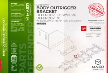 Defender BODY OUTRIGGER BRACKET - station wagon