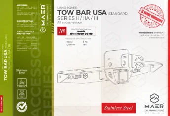Series II/IIa/III Tow Bar USA Standard