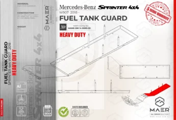 Sprinter W907 4x4 FUEL TANK GUARD