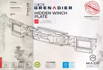 Ineos Grenadier HIDDEN WINCH PLATE