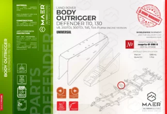 Defender BODY OUTRIGGER