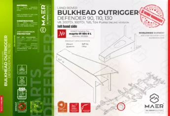 Defender BULKHEAD OUTRIGGER left
